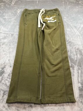 Hollister Olive Green Drawstring Lounge Pants